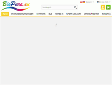 Tablet Screenshot of biopure.eu